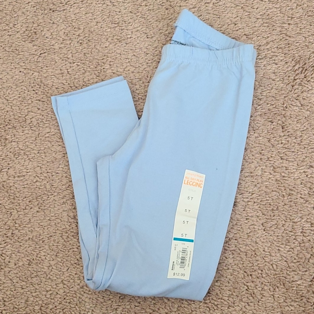 Blue leggings
